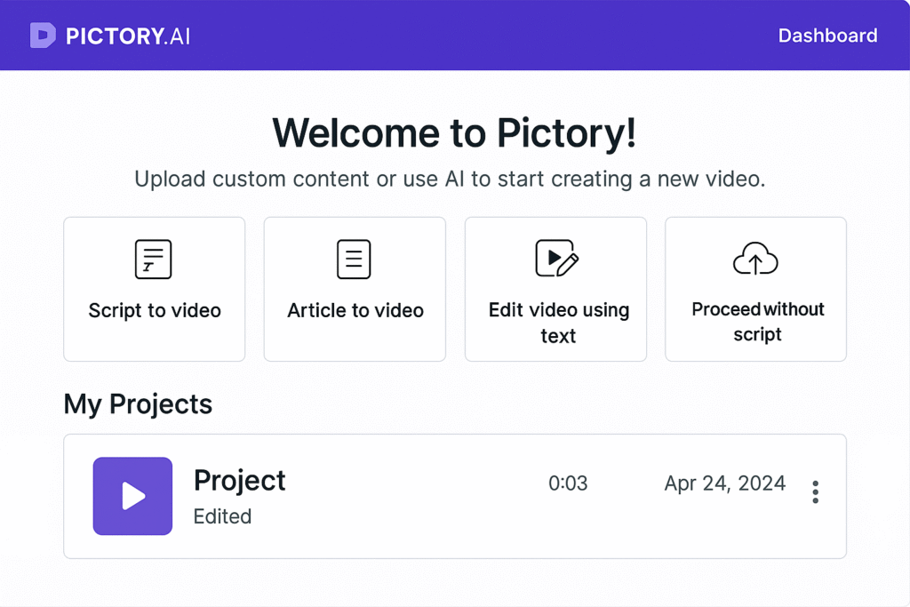 20250704_1136_Pictory.ai-Dashboard-Overview_simple_compose_01jzacjh8nfdya3k4vnaaw74mn-1024x683 Künstliche Intelligenz macht’s möglich: Erstelle YouTube-Videos in Minuten statt Stunden!