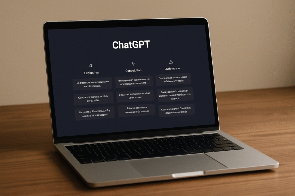 20250721_1515_ChatGPT-on-Laptop_simple_compose_01k0phy5egewzrtcpp7swhhtrr-1024x683 Texte schreiben lassen & kassieren – So wirst du mit KI zum digitalen Ghostwriter